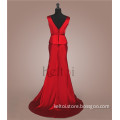 2014 satin red long oriental mother of the bride evening dress for wedding